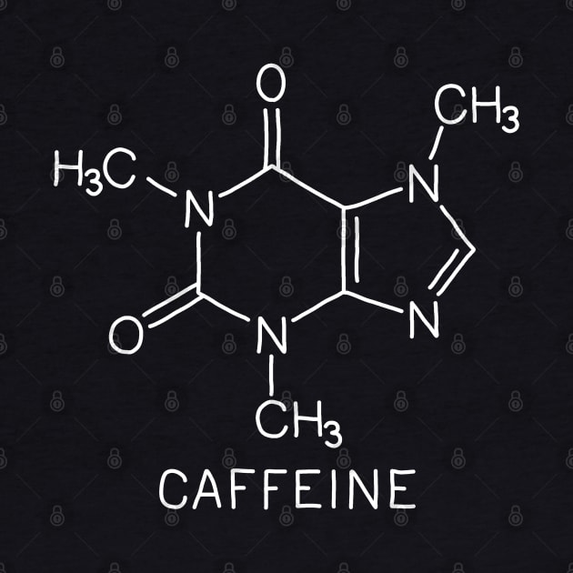 Caffeine molecule by valentinahramov